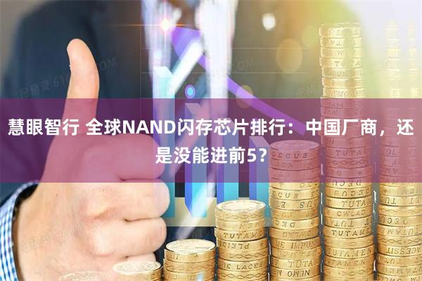 慧眼智行 全球NAND闪存芯片排行:中国厂商,还是没能进前5?