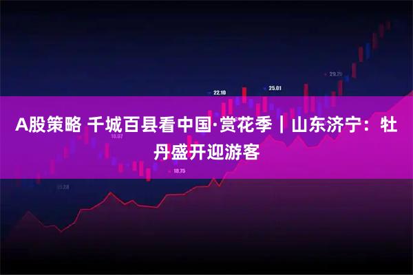 A股策略 千城百县看中国·赏花季｜山东济宁：牡丹盛开迎游客