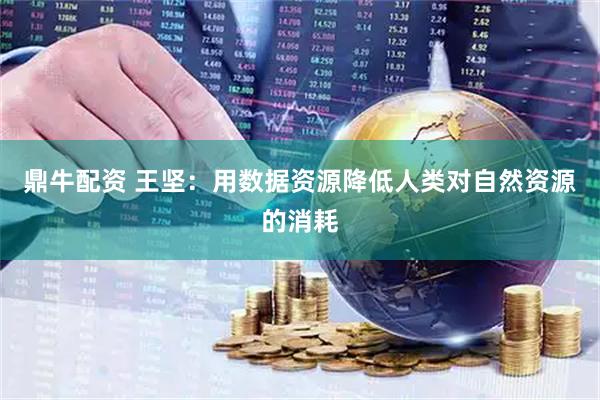 鼎牛配资 王坚：用数据资源降低人类对自然资源的消耗
